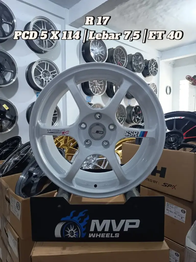 SSR Type C R17 Putih - Pcd 5x114 - RH Performance