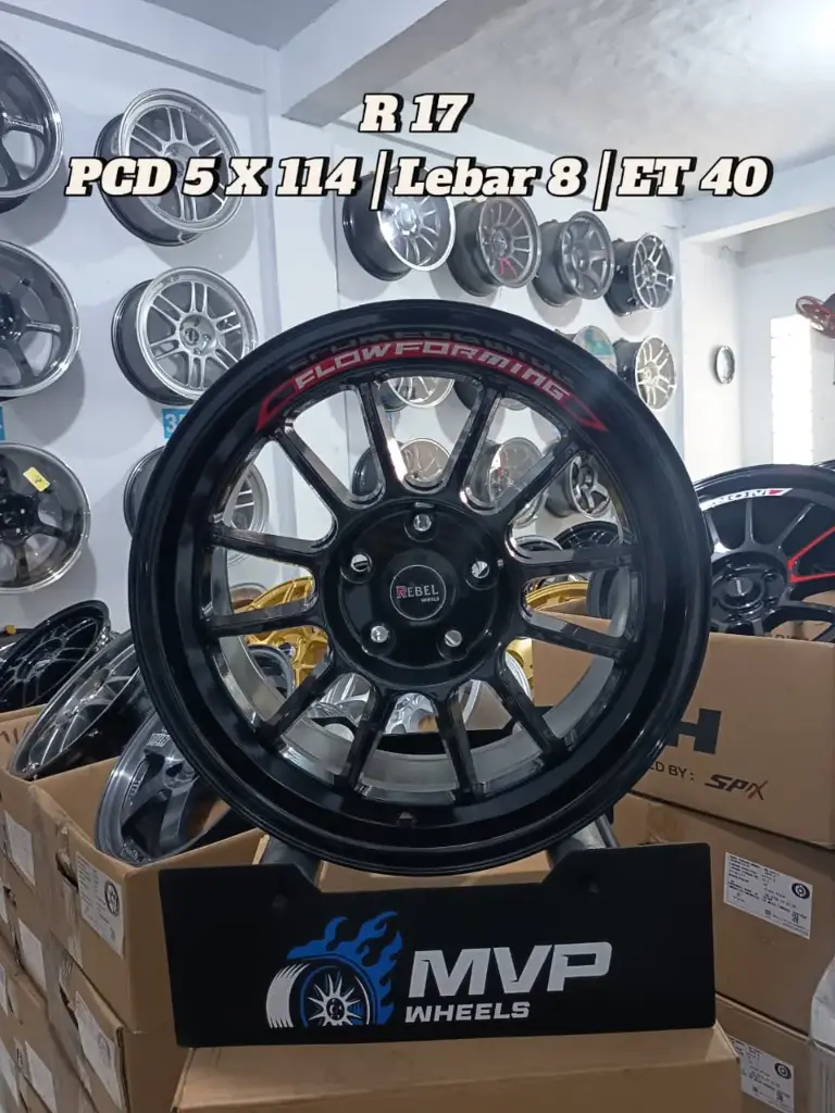 Venom R17 Black - Pcd 5x114