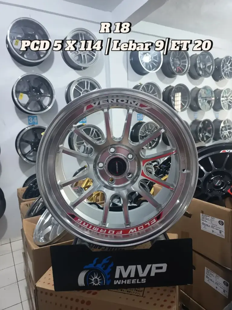 Venom R18 Polish - Pcd 5x114 - RH Performance