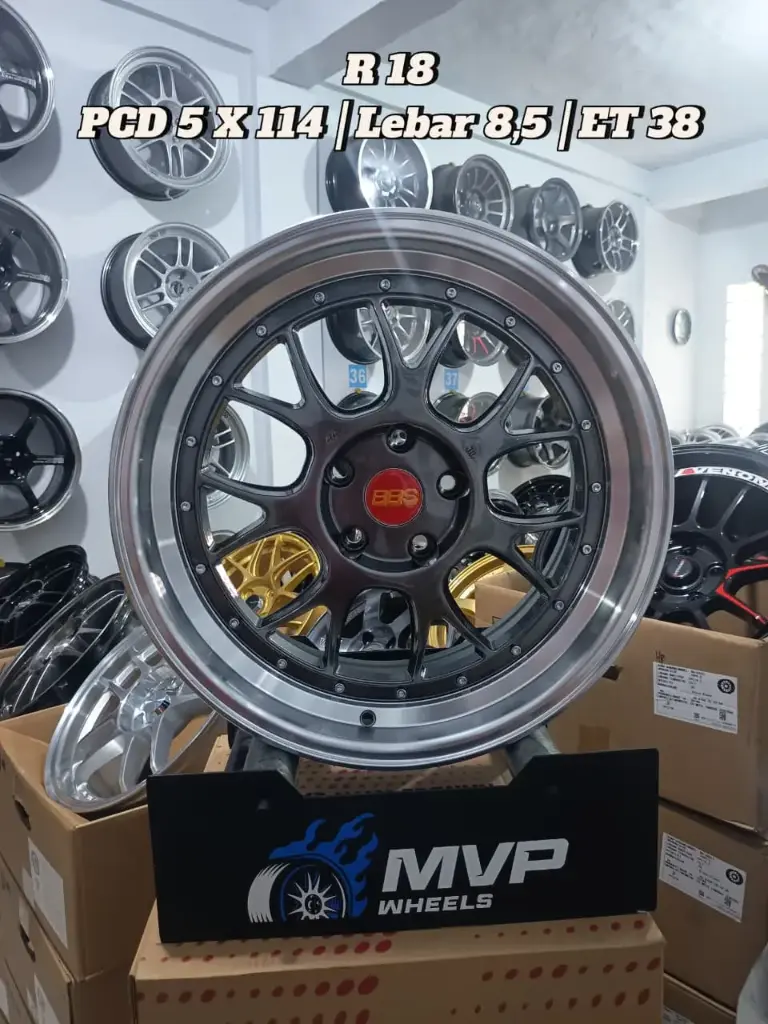 BBS R18 Grey Polish - Pcd 5x114 - JF Luxury