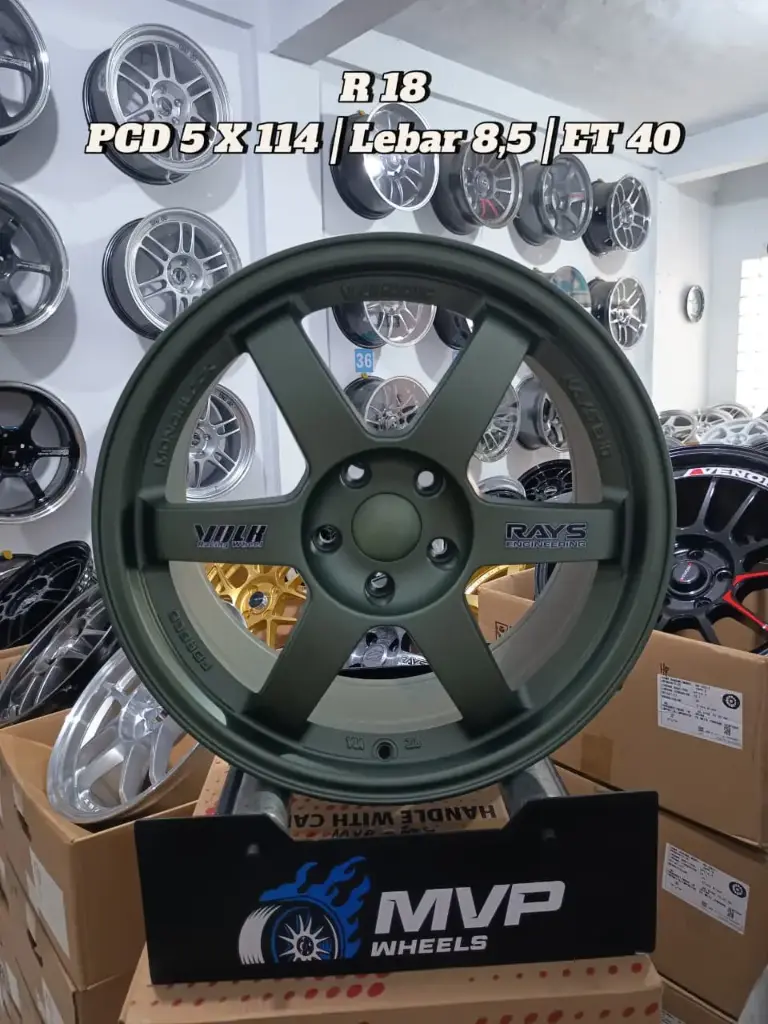 TE37 R18 Green - Pcd 5x114 - JF Luxury