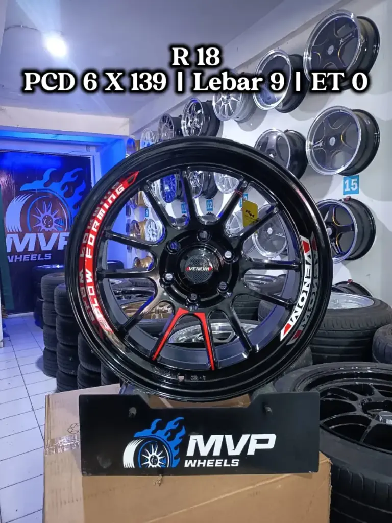 Venom R18 Black - Pcd 6x139 - RH Performance