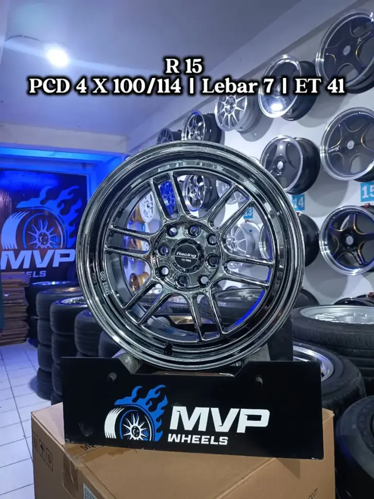 RPF R15 Black Chrome - PCD 4x100/114 - JF Luxury