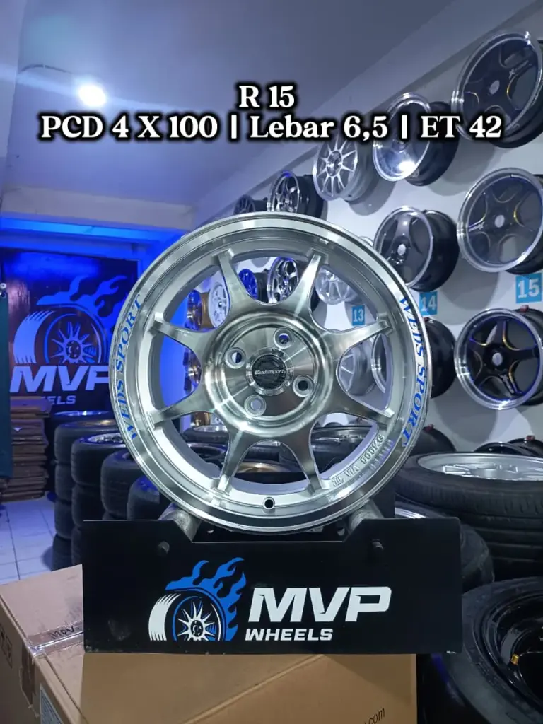 Wedssport R15 Polish - PCD 4x100 - JF Luxury