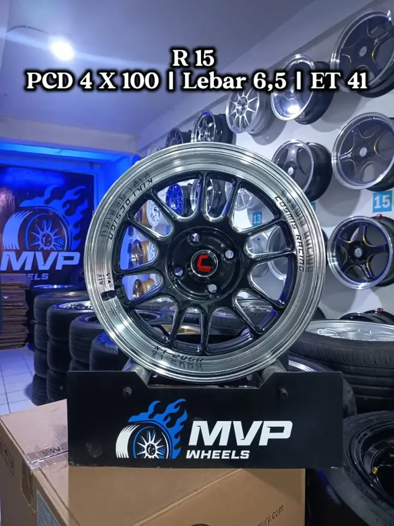 Cosmic R15 Black Lips Polish - PCD 4x100 - JF Luxury