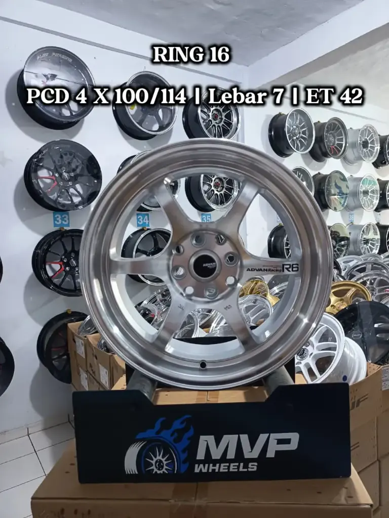 Advan R16 Polish - PCD 4x100/114 - RH Performance