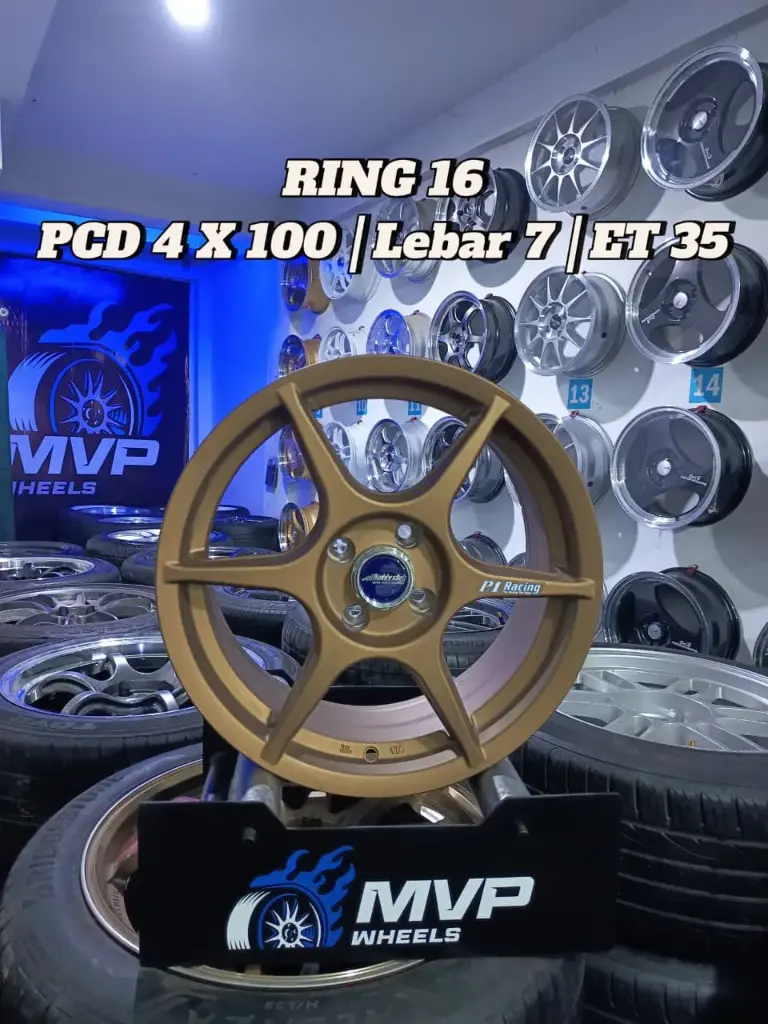 Velg P1 RACING R16 l PCD 4X100 l Brown