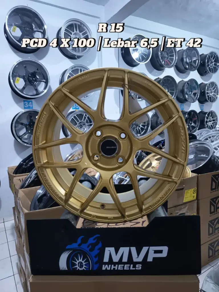 WEDSSPORT R15 GOLD - Pcd 4x100