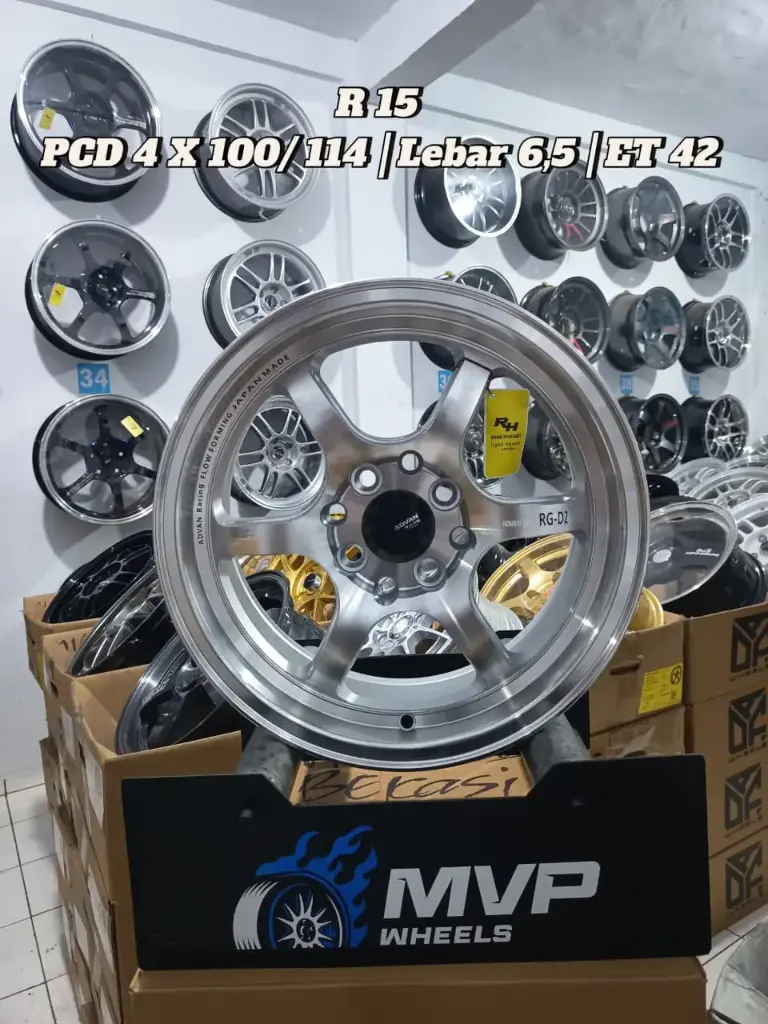 Advan RGD2 R15 Polish - Pcd 4x100/114 - RH Performance