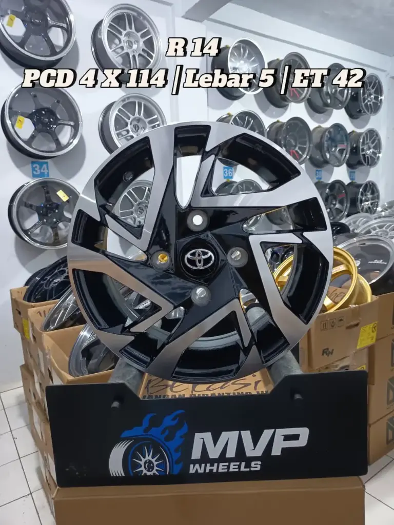 Oem Veloz R14 Black MF - Pcd 4x114 