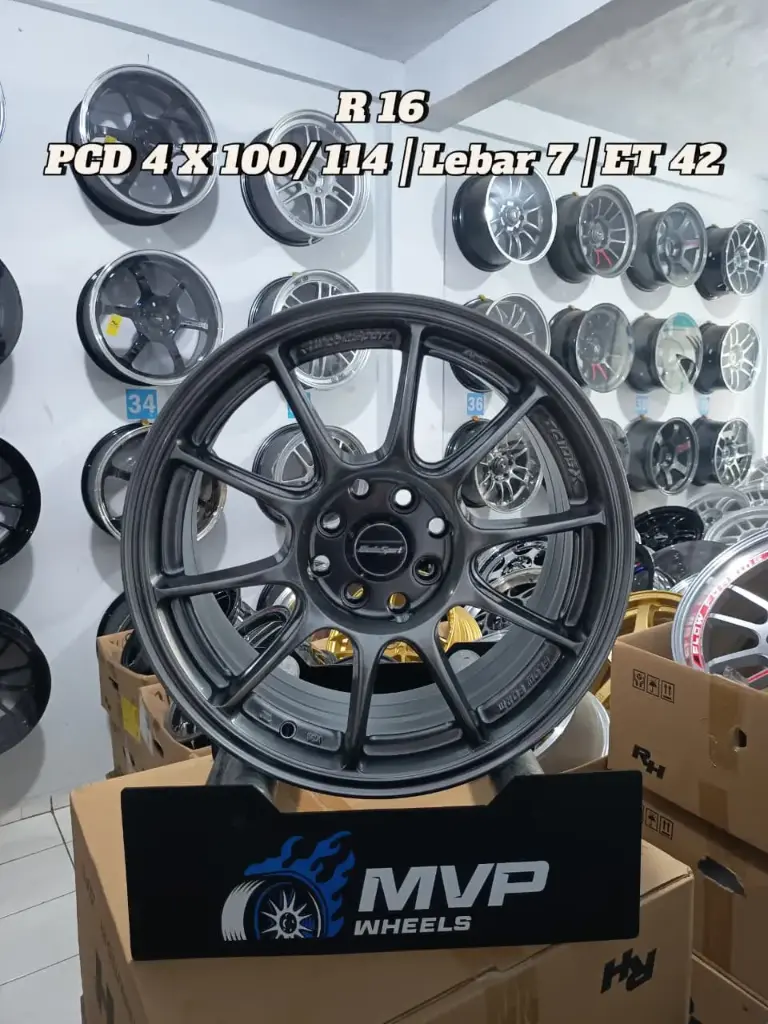 Wedssport R16 Hyper Black - Pcd 4x100/114