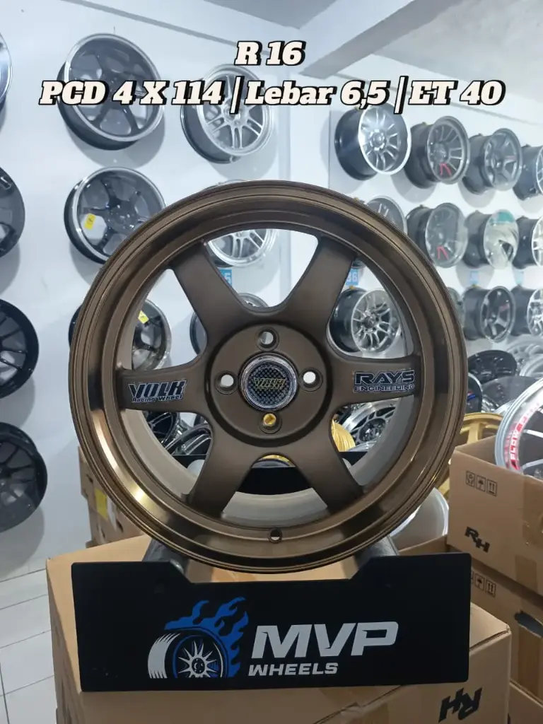 TE37 R16 Brown - Pcd 4x114 - Rays Club