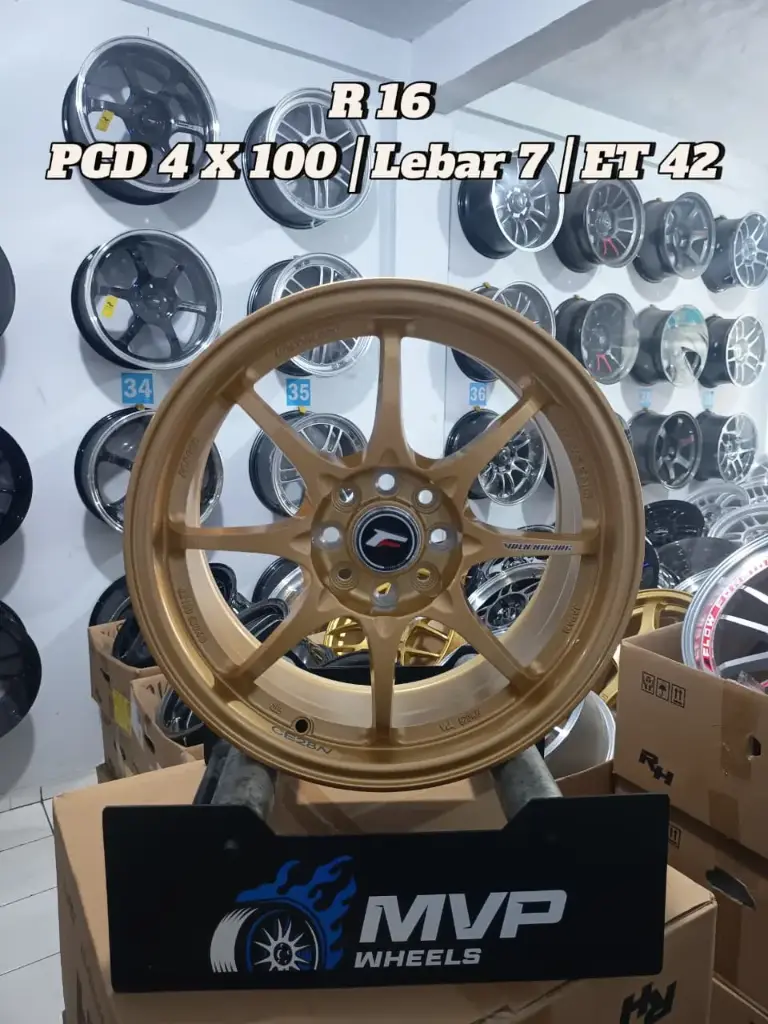 CE28 R16 Gold - Pcd 4x100 - JF Luxury