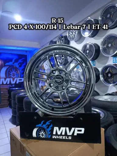 RPF R15 Black Chrome - PCD 4x100/114 - JF Luxury
