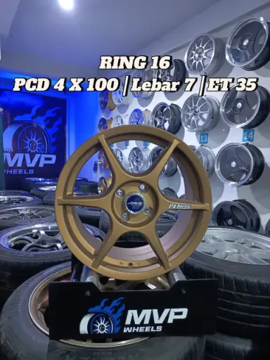 Velg P1 RACING R16 l PCD 4X100 l Brown