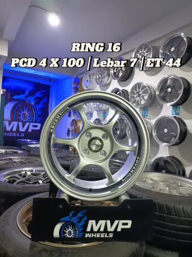 ADVAN RACING R16 - PCD 4X100 - Silver - JF LUXURY