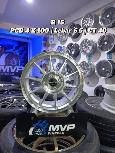 WEDSSPORT R15 - Pcd 4x100 - Silver Polish